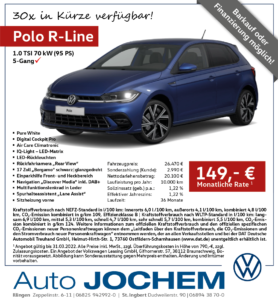 Angebot - Volkswagen Polo | Auto-Jochem GmbH