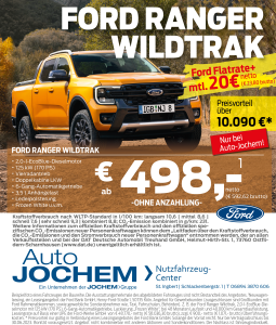Angebot Ford Ranger | Auto-Jochem GmbH in Illingen, St. Ingbert und St. Wendel