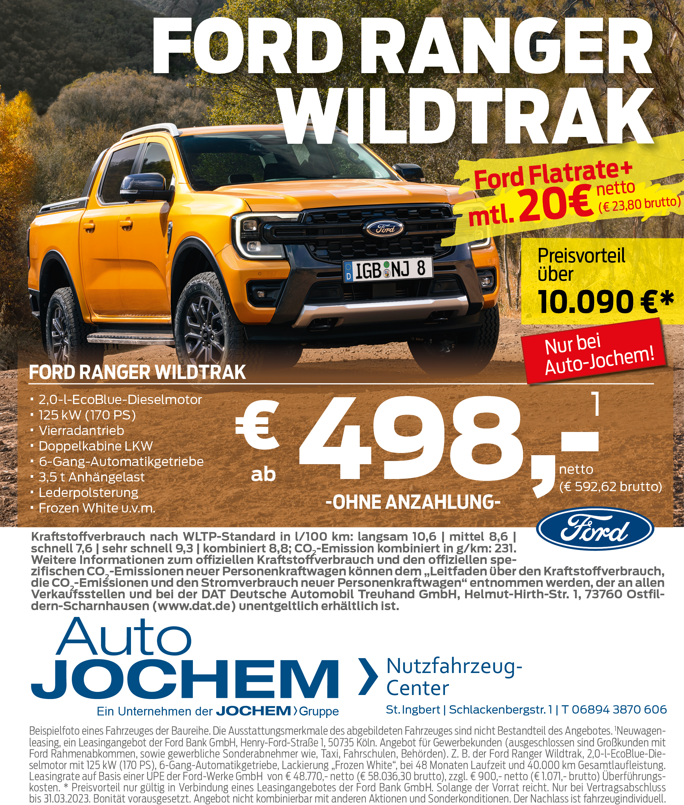 Angebot Ford Ranger | Auto-Jochem GmbH