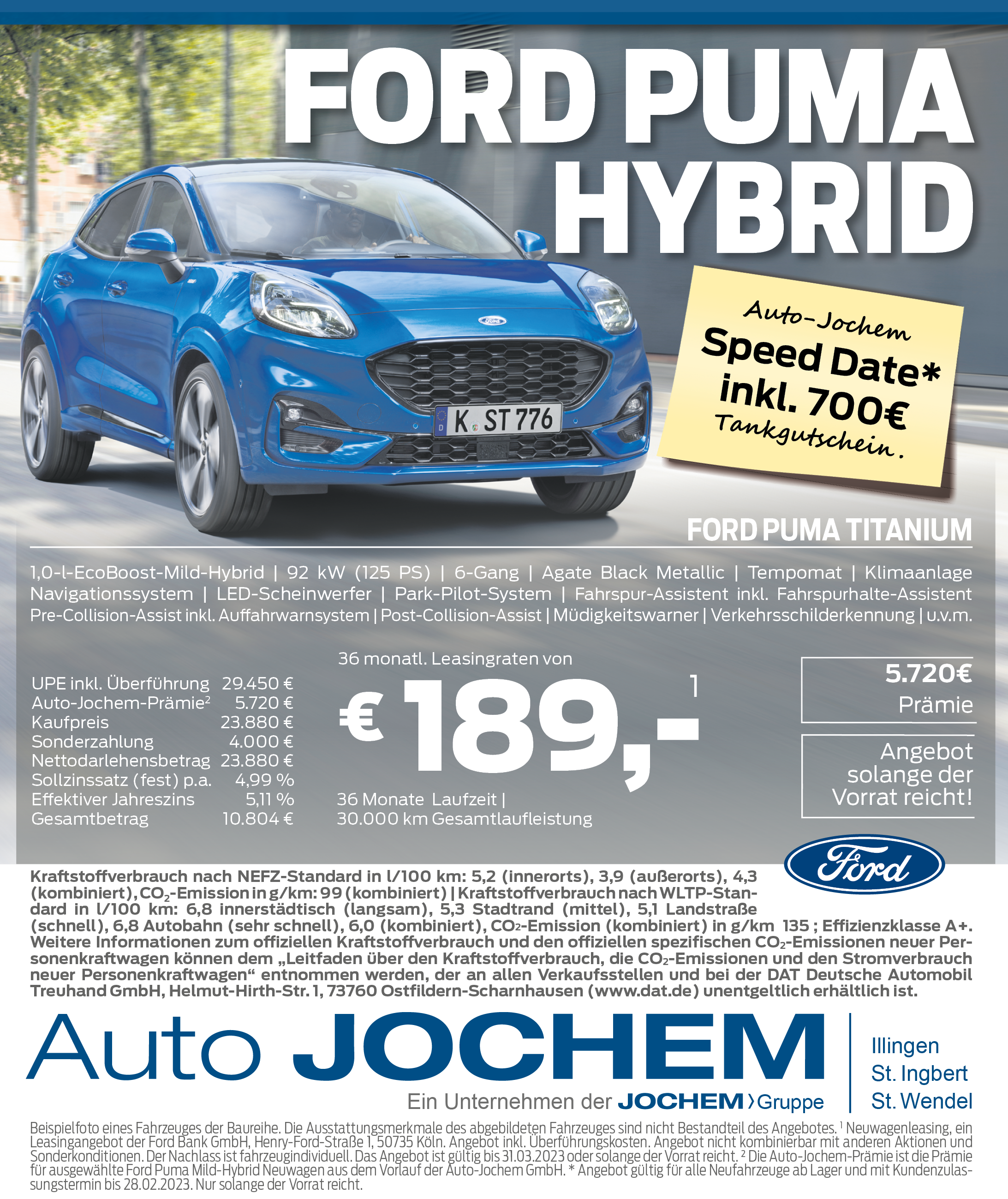 Angebot Ford Puma | Auto-Jochem GmbH